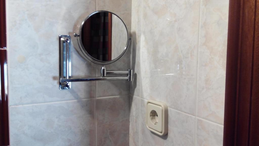 Koupelna v ubytování Hotel Riavela
