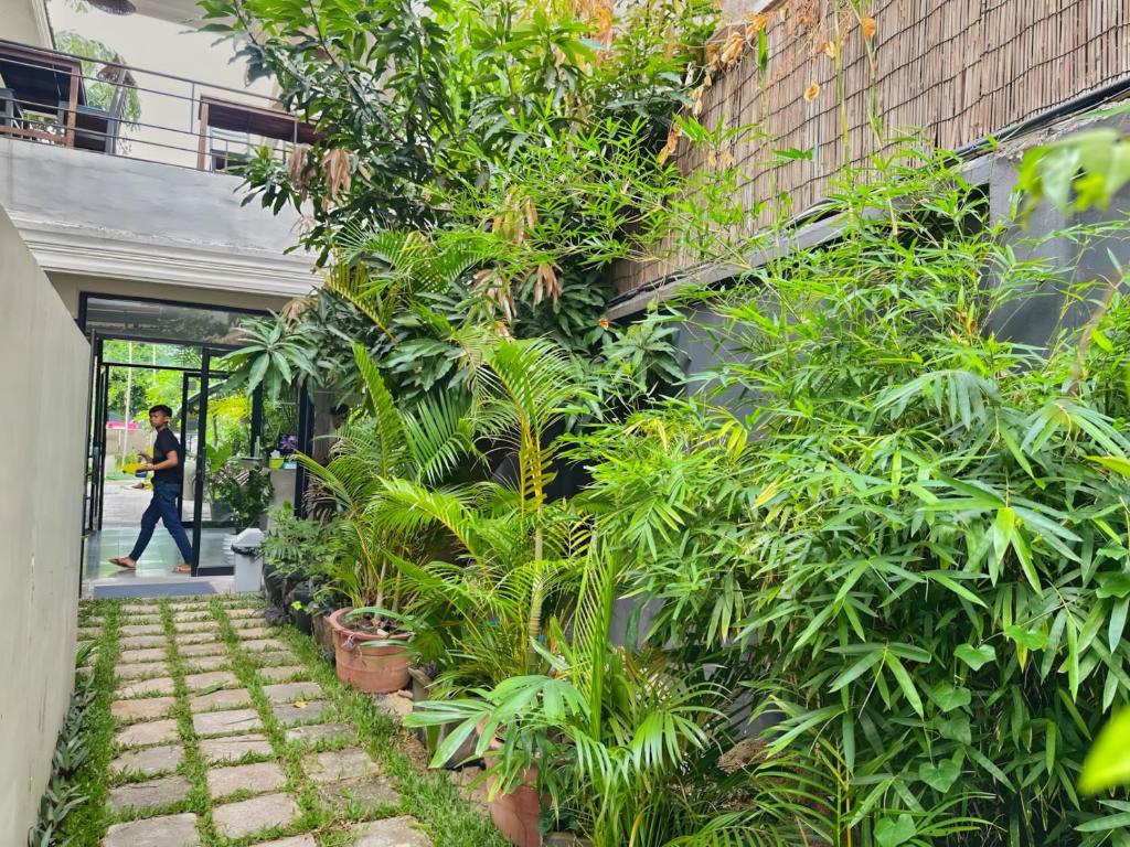 Zahrada ubytování Botanic Garden Villa Siem Reap
