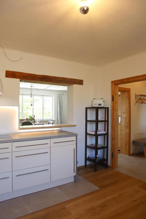 Kuchyň nebo kuchyňský kout v ubytování Haus Oskar