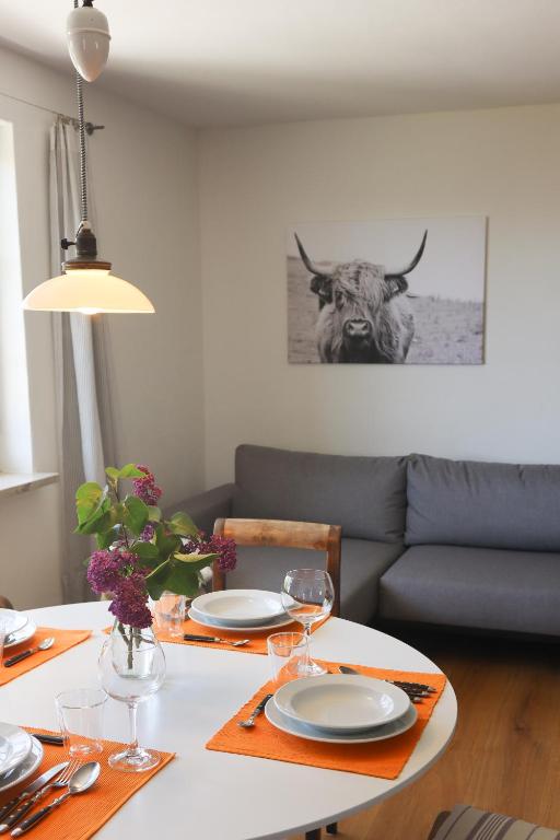 Posezení v ubytování Haus Oskar