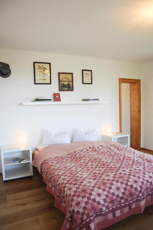 Postel nebo postele na pokoji v ubytování Haus Oskar