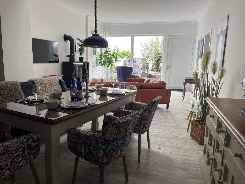 Χώρος καθιστικού στο Ferienwohnung Nr 5