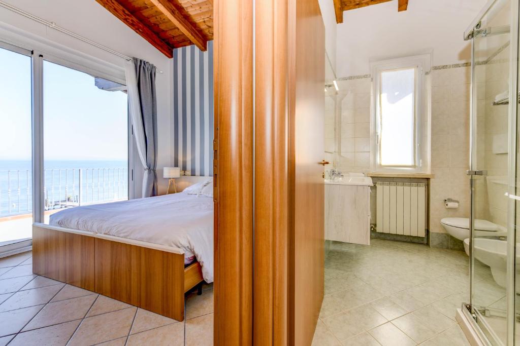 Koupelna v ubytování Casa dei Pescatori