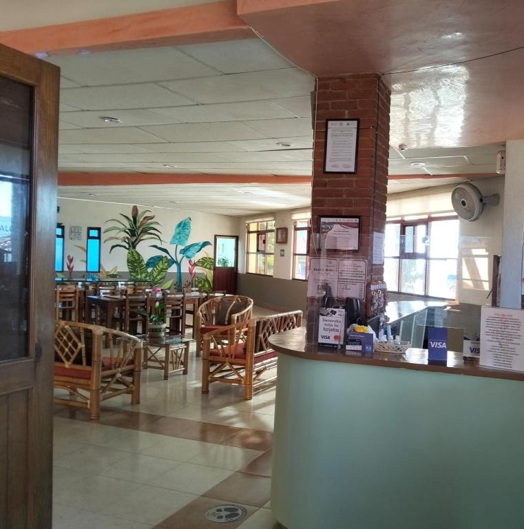 Restaurace v ubytování Hotel Tres Flores