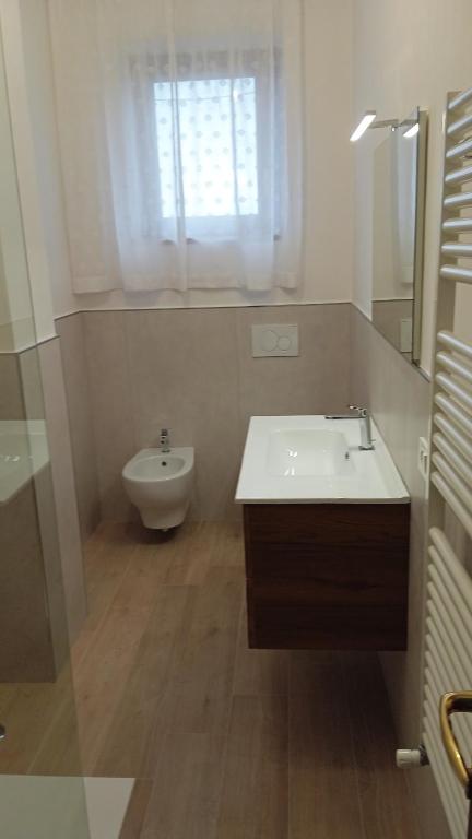 Koupelna v ubytování Casa Rachele
