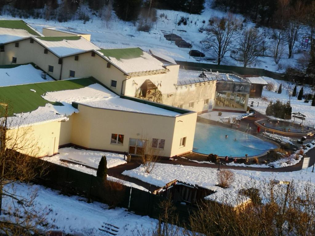 Bazén v ubytování NaturLiebeHarz nebo v jeho okolí