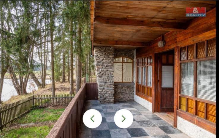 Zahrada ubytování Chalupa u vody