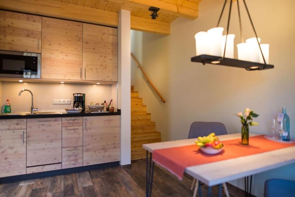 Kuchyň nebo kuchyňský kout v ubytování Ferienwohnung 2