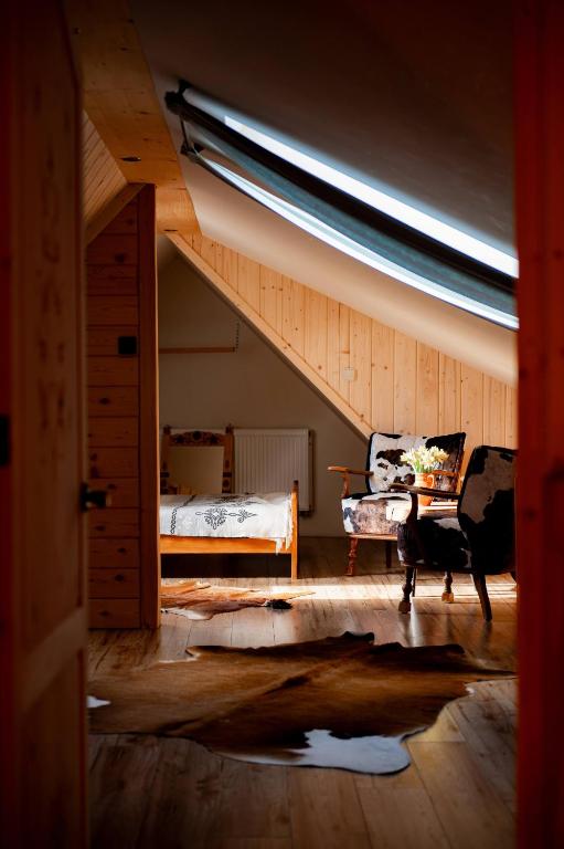 Postel nebo postele na pokoji v ubytování Apartament Górski u Papierzy Sauna, Jacuzzi, SPA