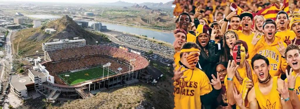 Letecký snímek ubytování Bposhtels Scottsdale in Arizona
