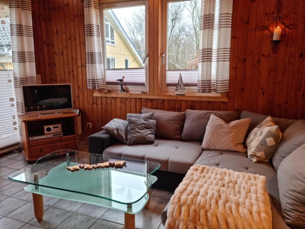 Posezení v ubytování Ferienhaus Martina