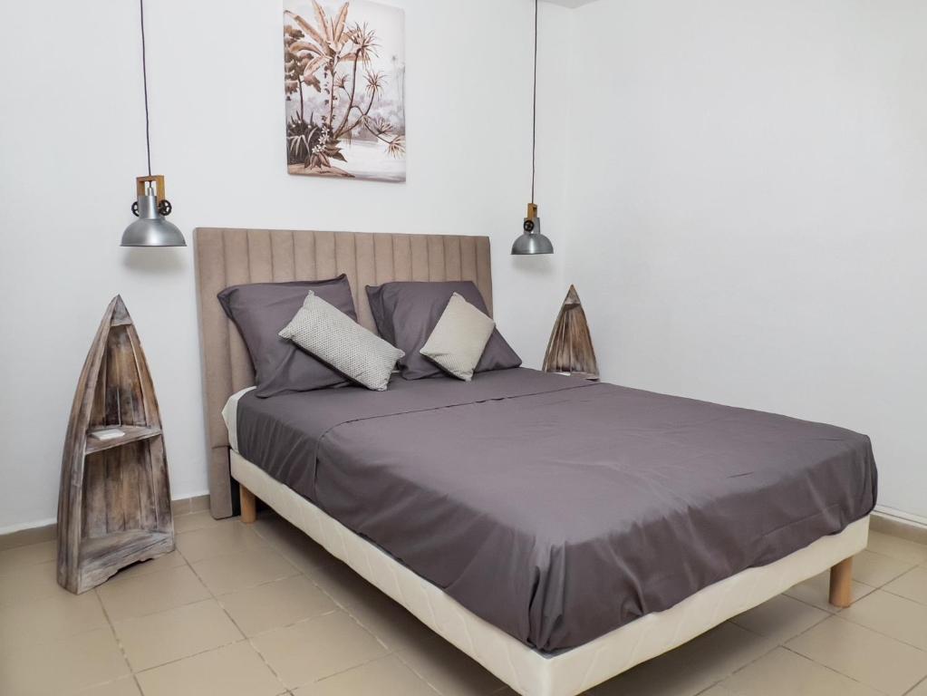 Postel nebo postele na pokoji v ubytování Promo Vacances 2025 ! Domaine Nature & Sérénité à 5 min de la plage