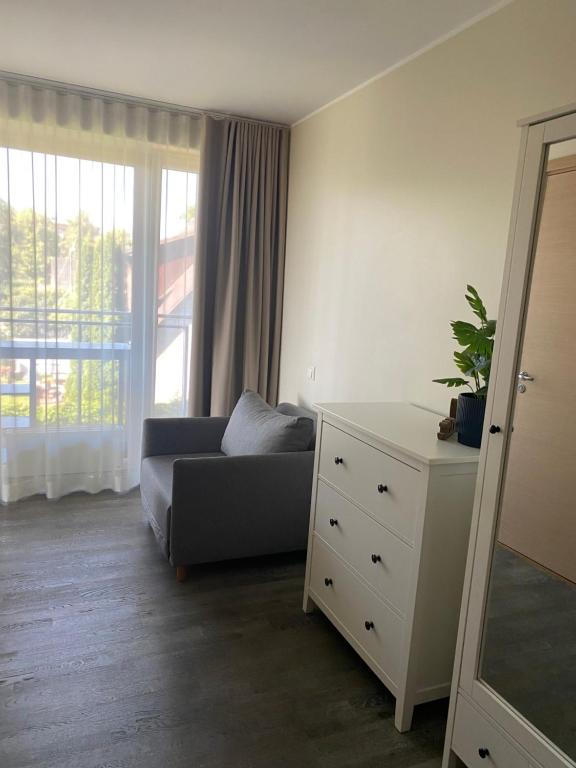 Postel nebo postele na pokoji v ubytování Aisa 39 Apartments