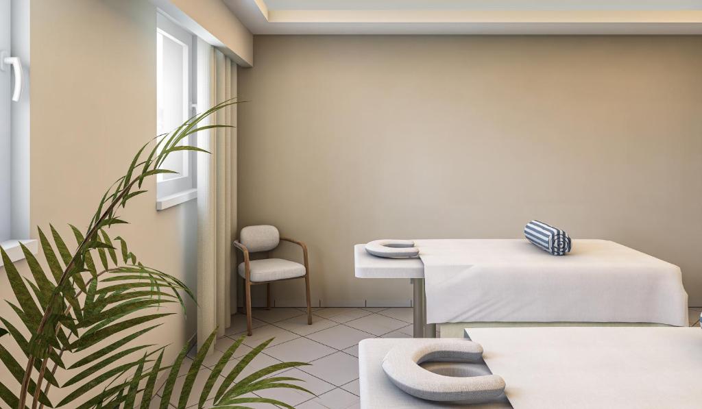 Postel nebo postele na pokoji v ubytování IFA Graal-Müritz Hotel & Spa