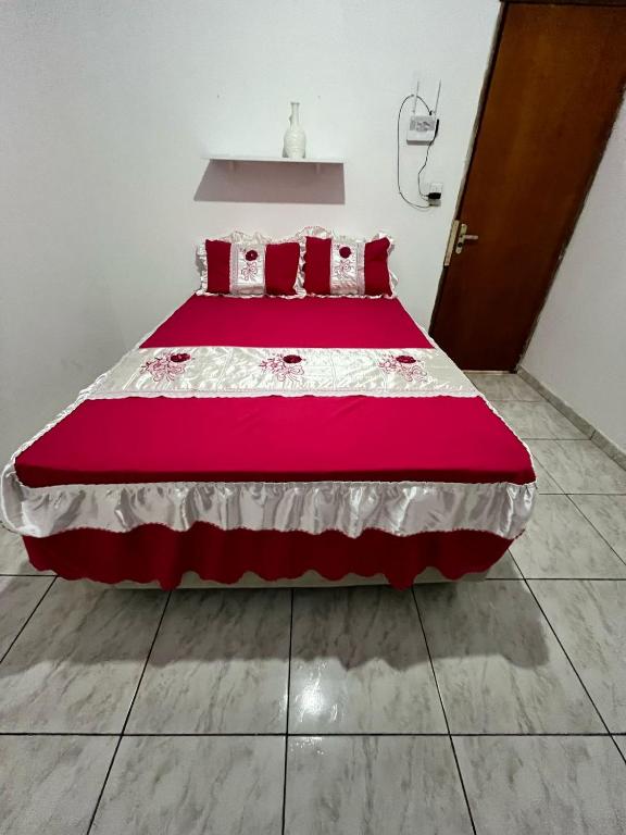 En eller flere senge i et værelse på Casa De temporada Dantas Piri