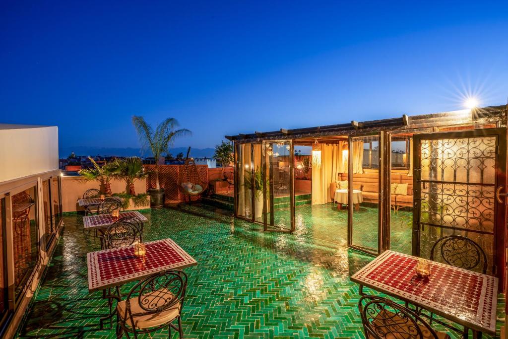 Bazén v ubytování Riad Janate & SPA nebo v jeho okolí