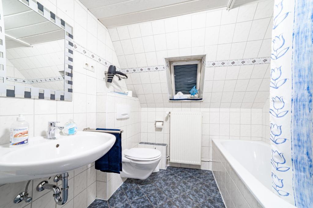 Koupelna v ubytování Ferienwohnung Gerda