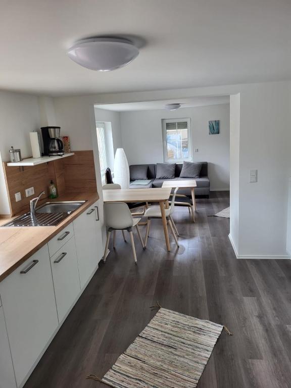 Kuchyň nebo kuchyňský kout v ubytování KaTi Wohnung 2