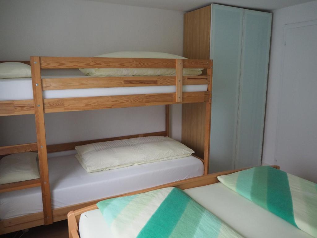 Postel nebo postele na pokoji v ubytování Ferienwohnung Schlossblick