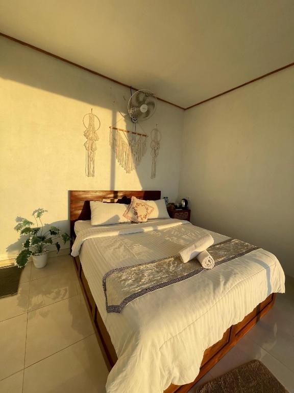 Postel nebo postele na pokoji v ubytování Jungle camping