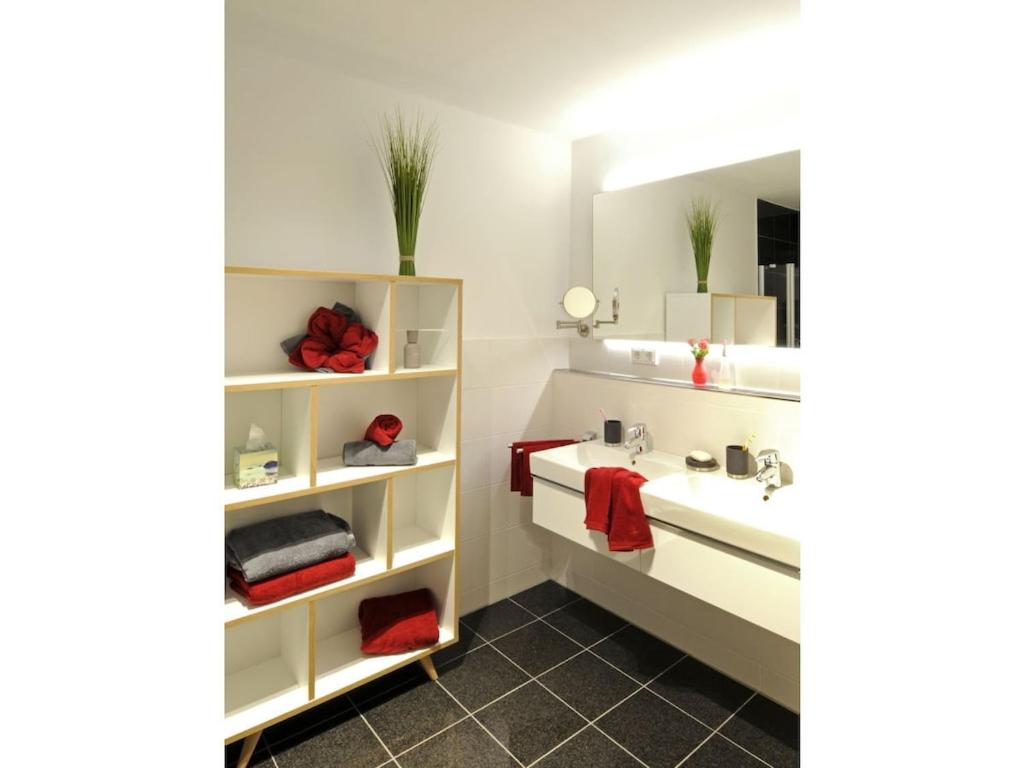 Koupelna v ubytování MeerZeit on Juist Comfortable holiday residence