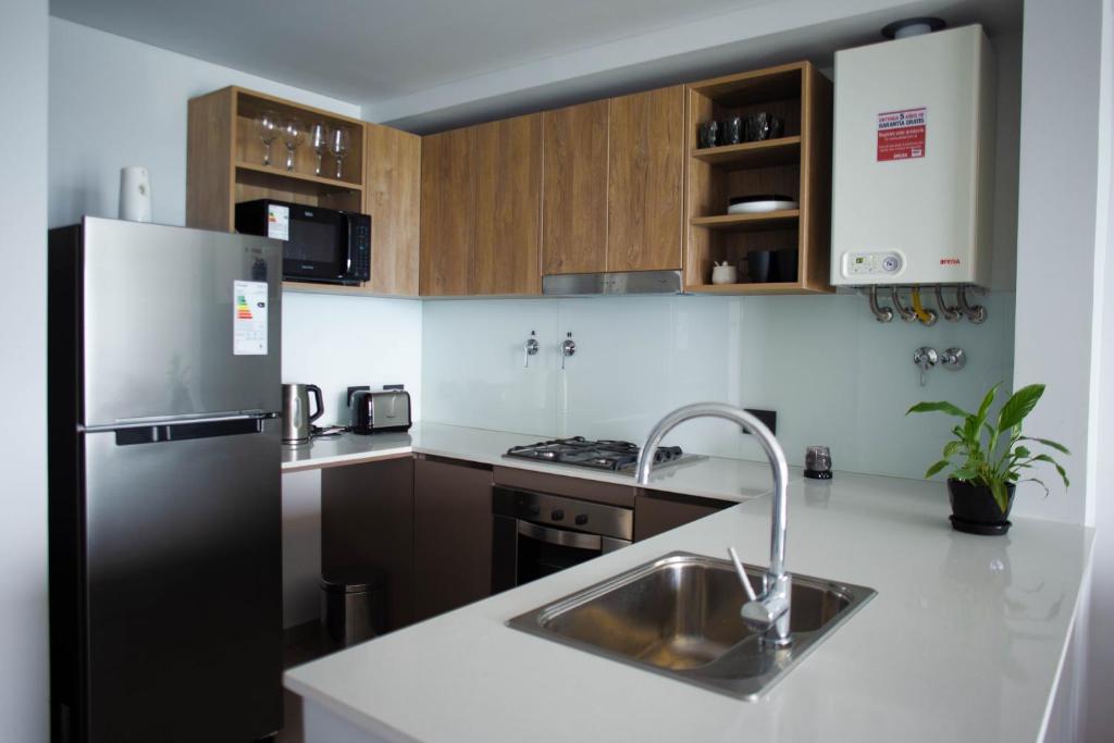 Køkken eller tekøkken på Portal del Mar