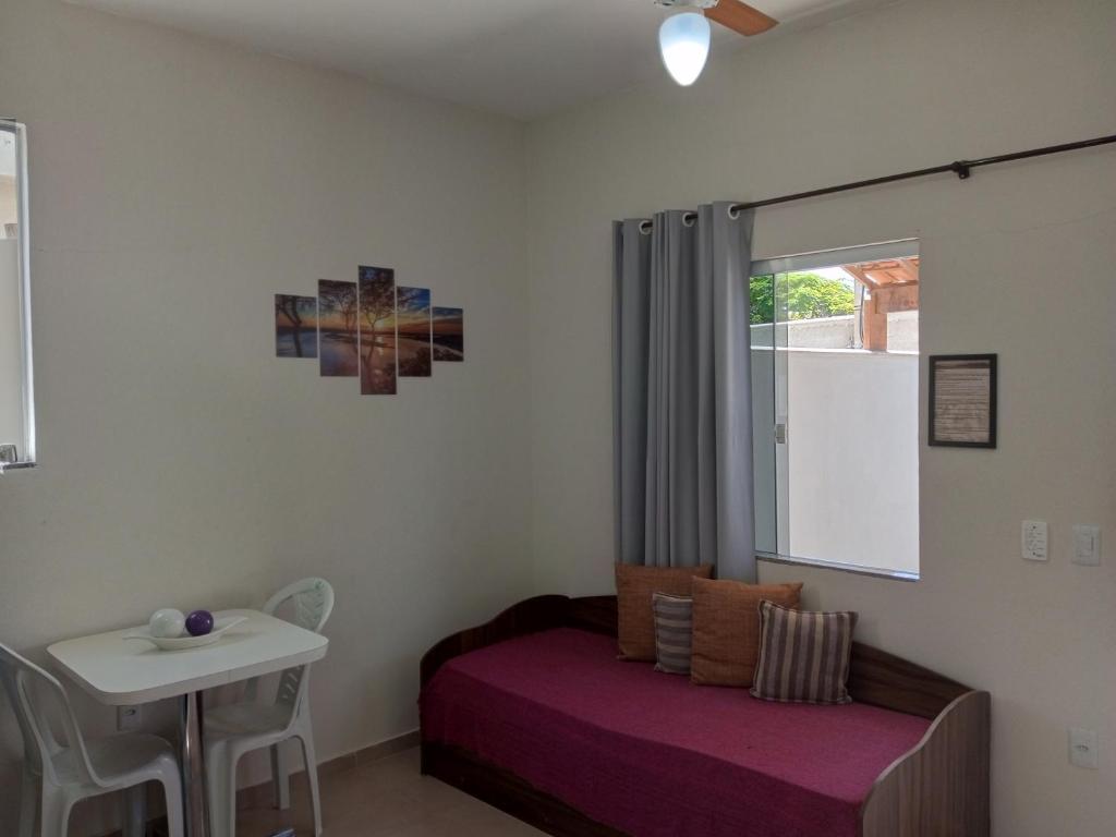 Χώρος καθιστικού στο Flat Solife 3 Cabo Frio-Búzios