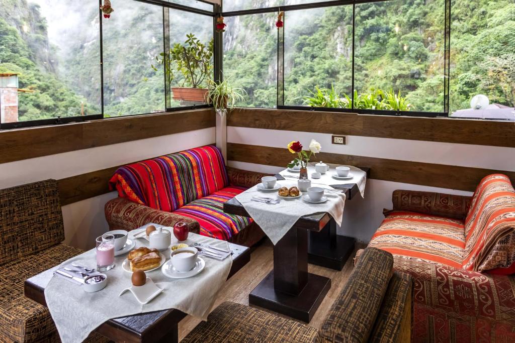 Posezení v ubytování Runas Inn Machupicchu