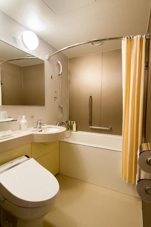 Koupelna v ubytování Toshi Center Hotel