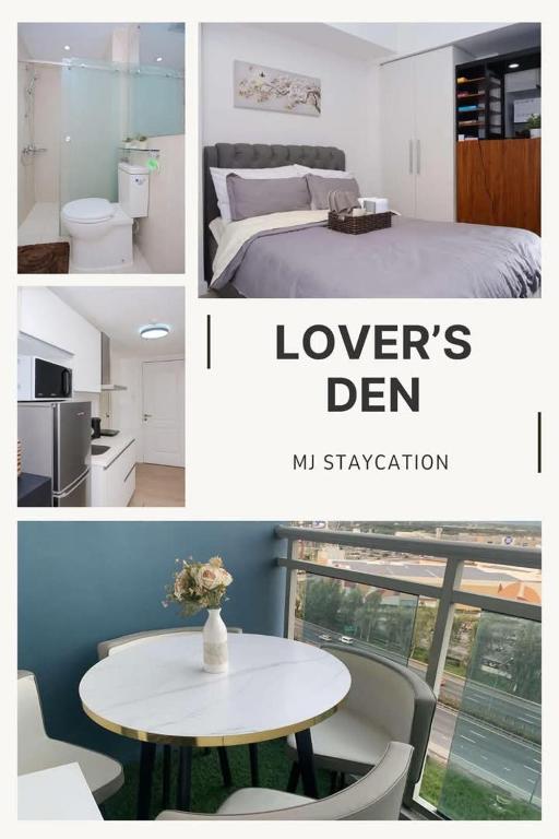 Postel nebo postele na pokoji v ubytování MJ Staycation Azure North Pampanga