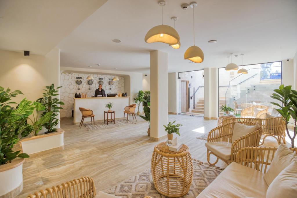 Posezení v ubytování La Boutique Hôtel - Vue Des Pyramides