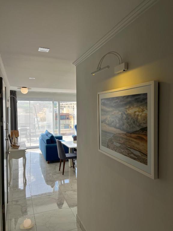 Posezení v ubytování ALKA Luxury Penthouse Unit 11