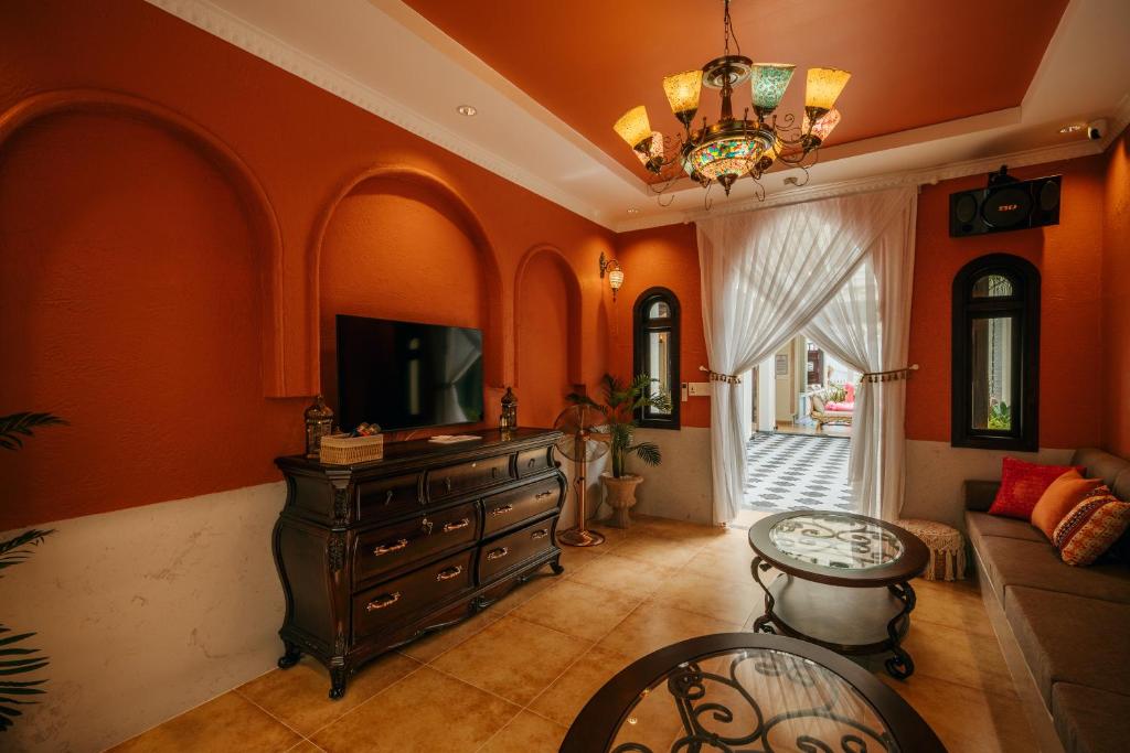 TV a/nebo společenská místnost v ubytování Fati Villa - Morocco