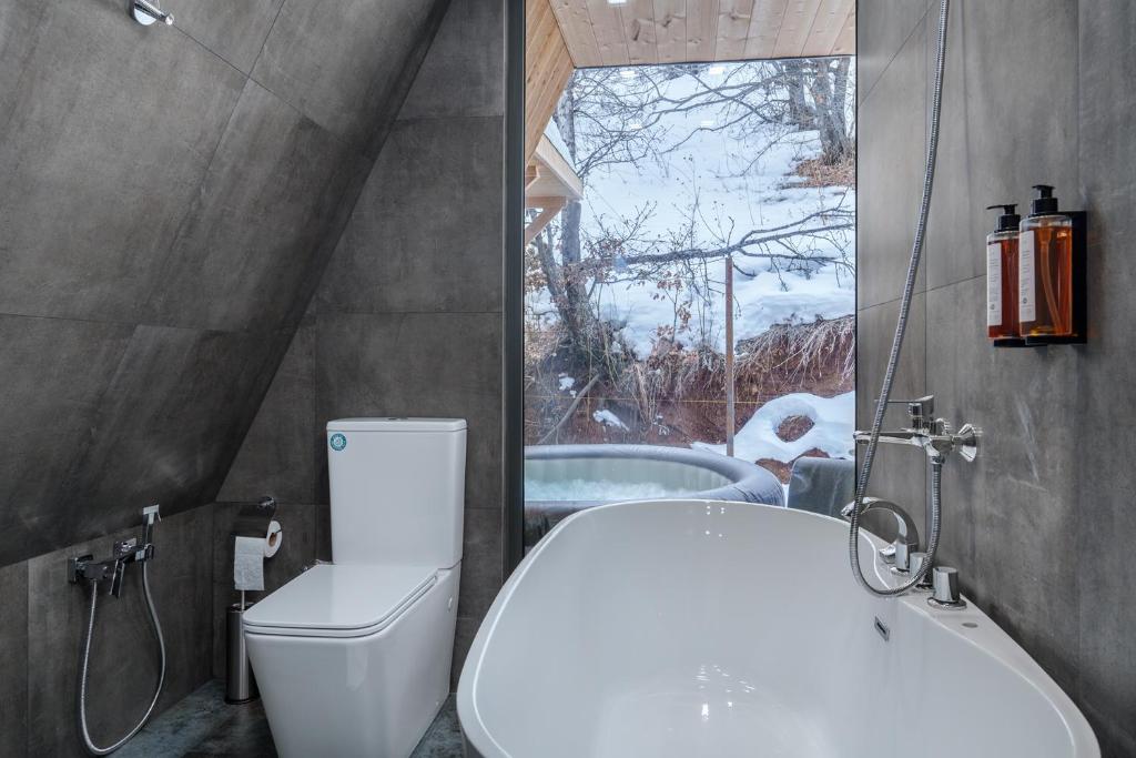 Koupelna v ubytování Ari Home Aghveran