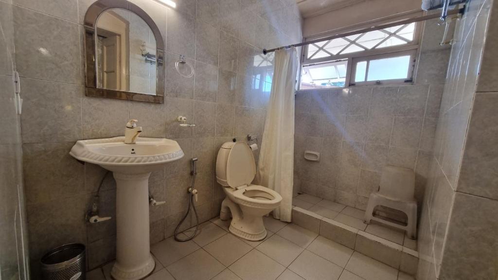 Koupelna v ubytování Hotel Padmini NIvas