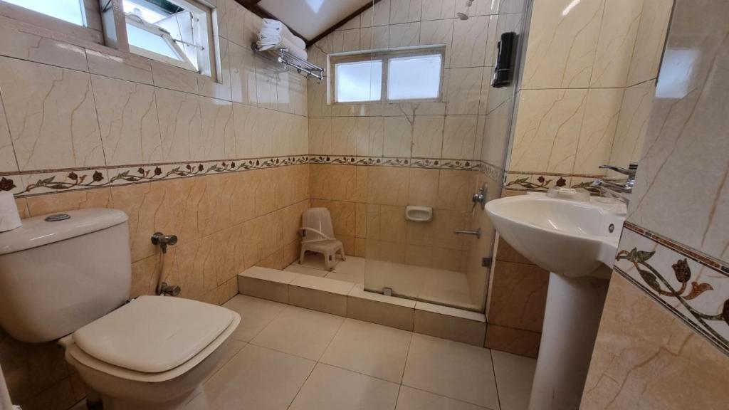 Koupelna v ubytování Hotel Padmini NIvas