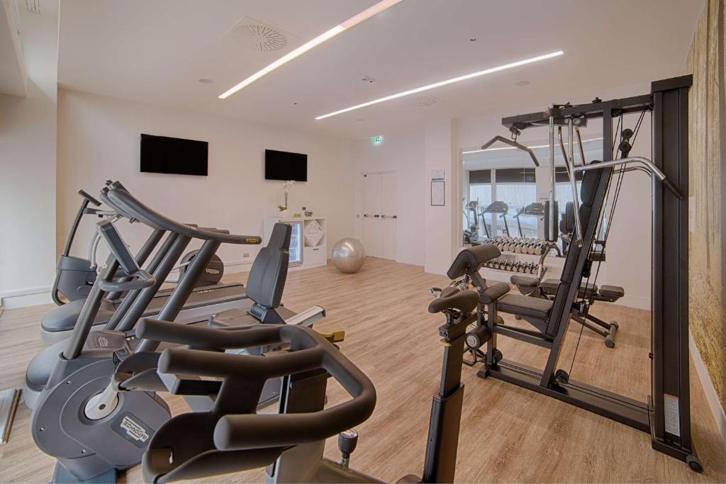 Fitness centrum a/nebo fitness zařízení v ubytování NH La Spezia
