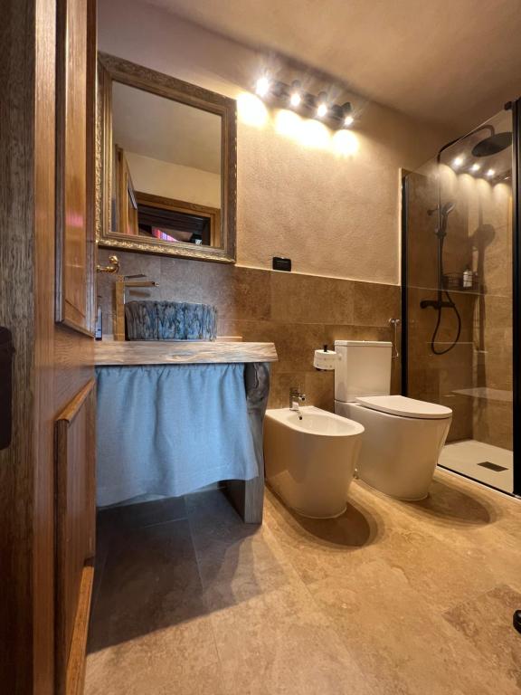 Koupelna v ubytování Agriturismo Il Conte Vassallo