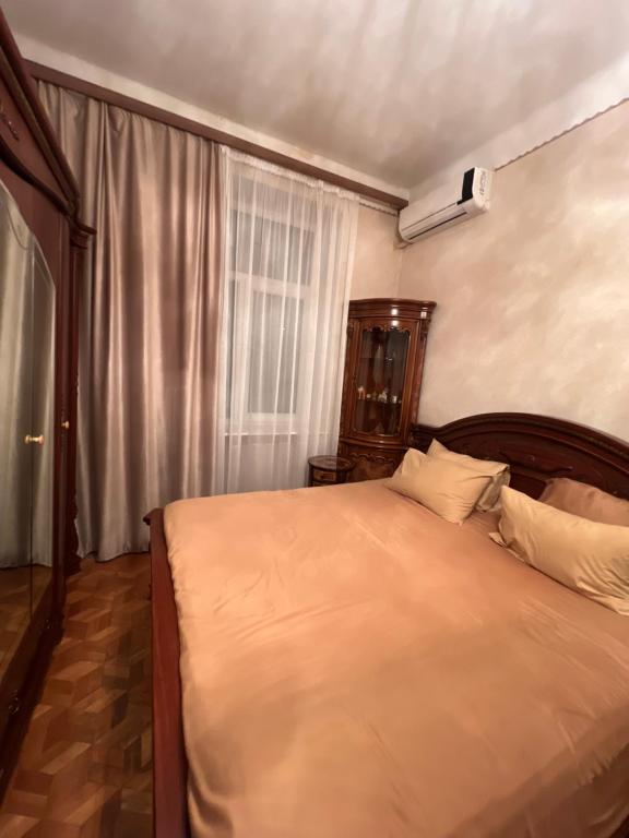 Postel nebo postele na pokoji v ubytování Apartment in Amiryan