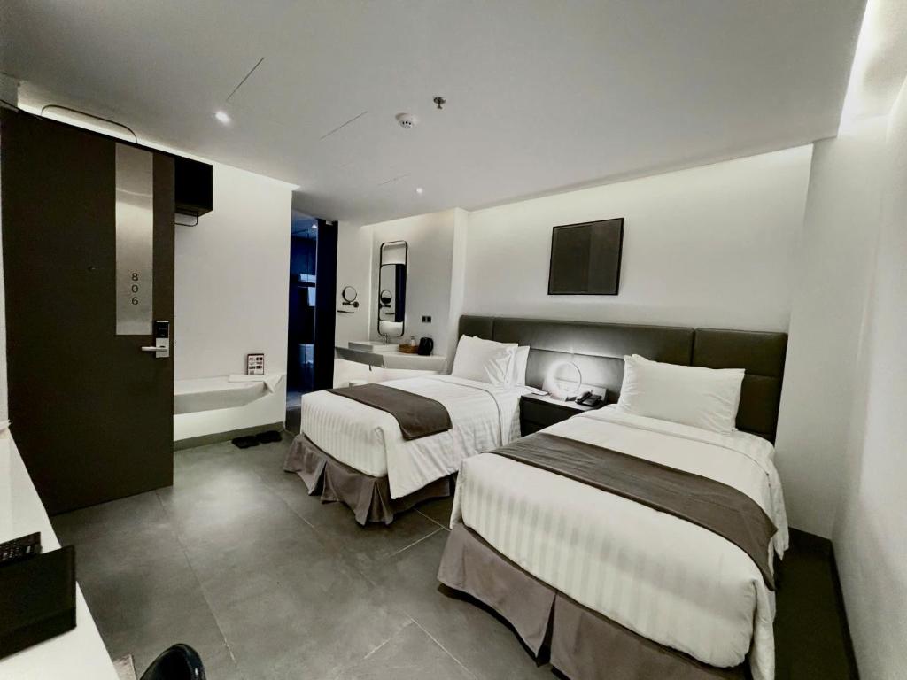 Phòng Tiêu chuẩn 2 Giường đơn Không có Cửa sổ