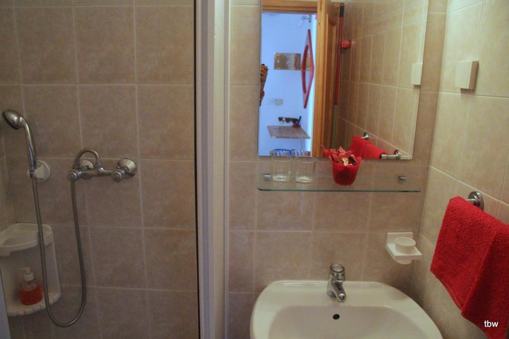 Koupelna v ubytování Apartments Tatjana