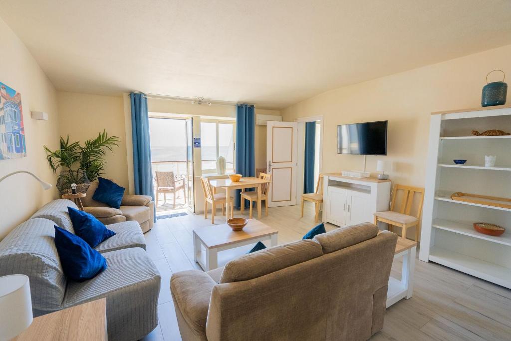 Posezení v ubytování Luz Beach Apartments