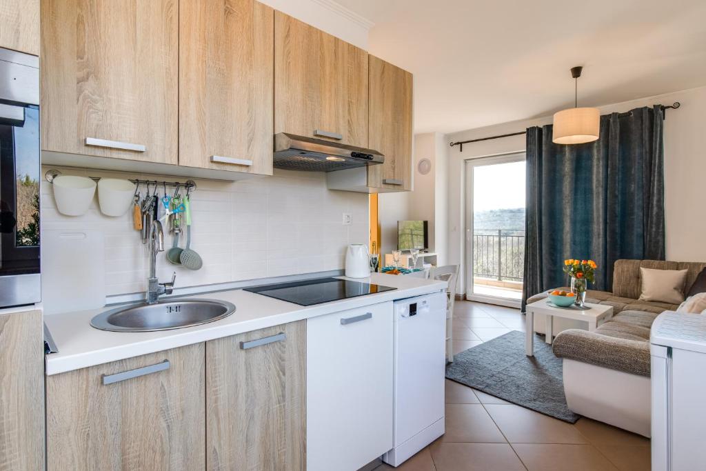 Kuchyňa alebo kuchynka v ubytovaní Apartment Soni A4