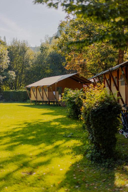 Zahrada ubytování AZUR Camping Altmühltal