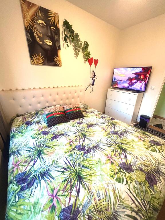 Postel nebo postele na pokoji v ubytování Comfortable room