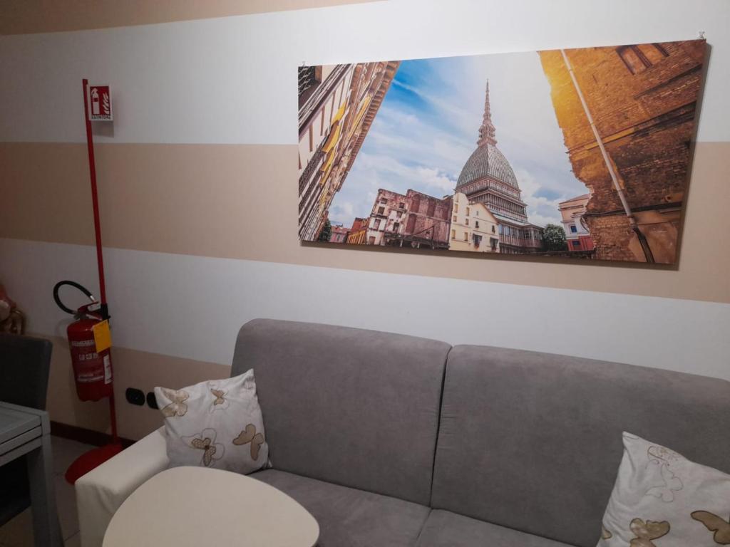 Posezení v ubytování Relax Preserasca-Modern Apartment-BORGO MERCATO-MONCALIERI