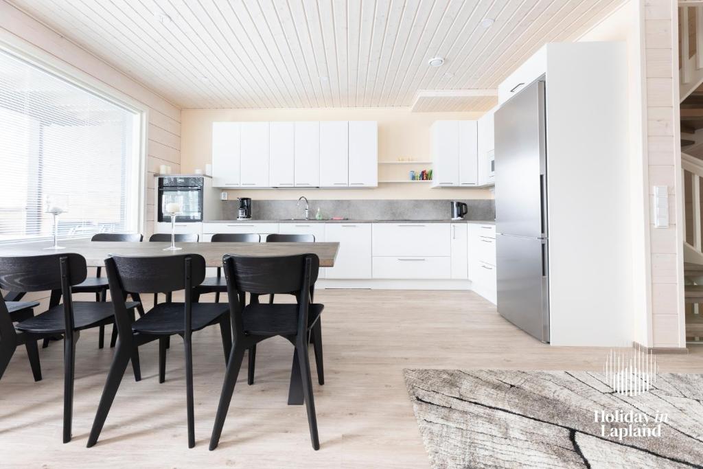 Majoituspaikan Holiday in Lapland - Levi Sulkakuja 6 A keittiö tai keittotila