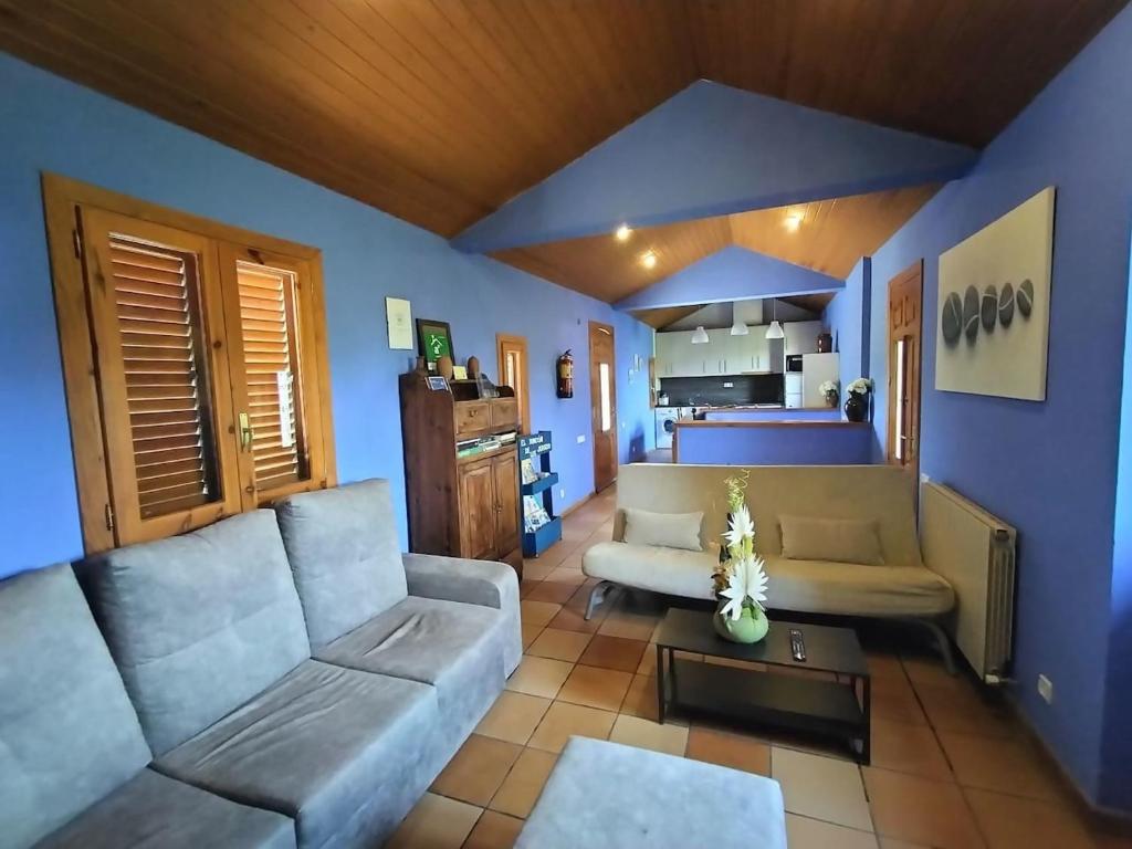 Posezení v ubytování La Viñaza Ordesa Ainsa casa rural