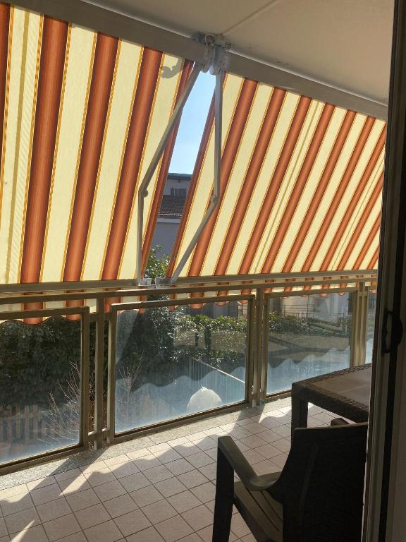 Balkón nebo terasa v ubytování Relax Preserasca-Modern Apartment-BORGO MERCATO-MONCALIERI