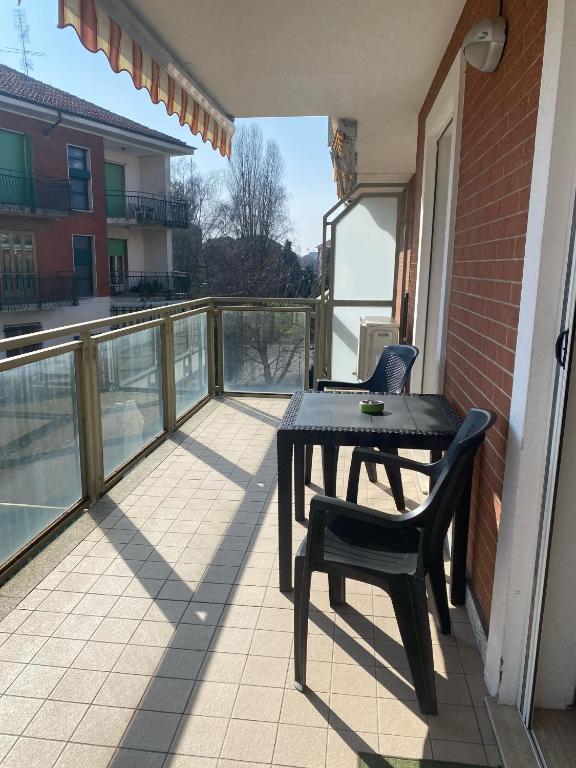 Balkón nebo terasa v ubytování Relax Preserasca-Modern Apartment-BORGO MERCATO-MONCALIERI